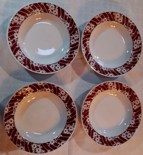 4 assiettes creuses L’Amandinoise (374-4)
