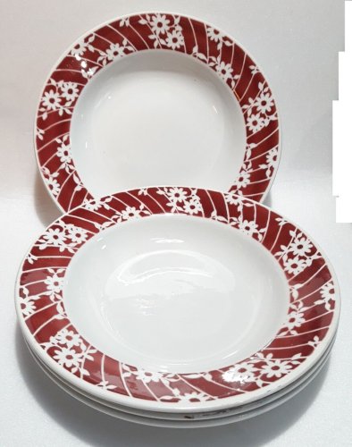 4 assiettes creuses L’Amandinoise (374-4)