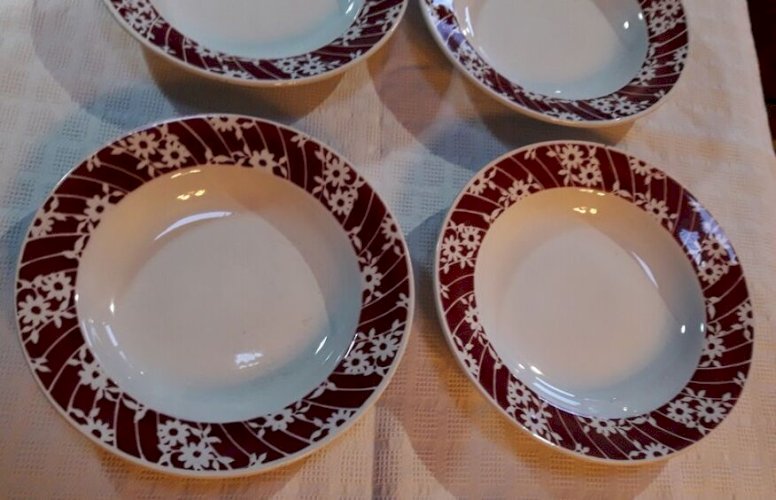 4 assiettes creuses L’Amandinoise (374-4)