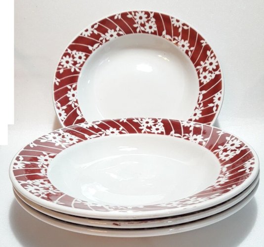 4 assiettes creuses L’Amandinoise (374-4)