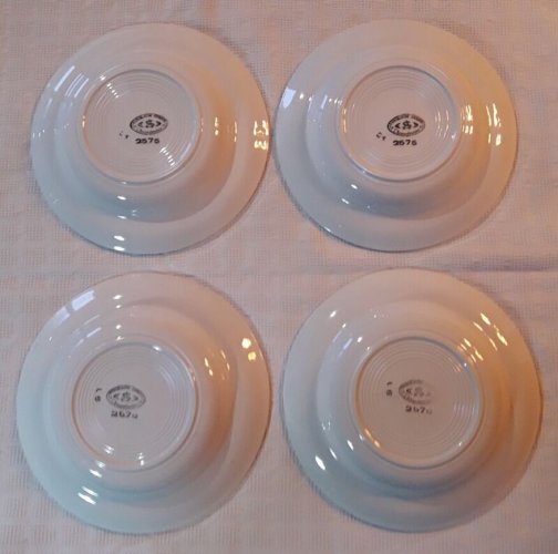 4 assiettes creuses L’Amandinoise (374-4)