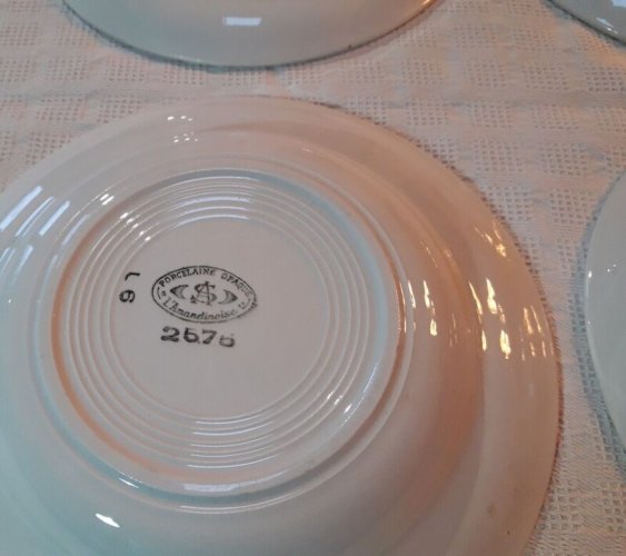 4 assiettes creuses L’Amandinoise (374-4)