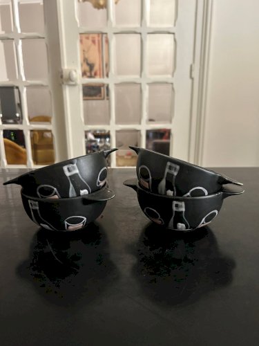 4 bols années 50 Vallauris