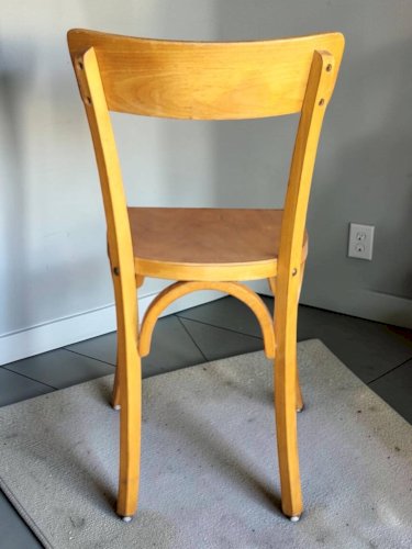 4 chaises Baumann N°55