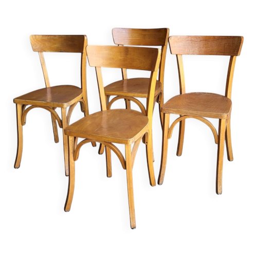 4 chaises Baumann N°55