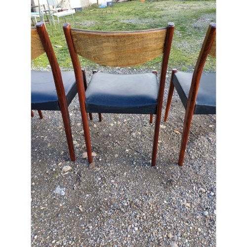 4 Chaises Baumann Vintage des Années 60
