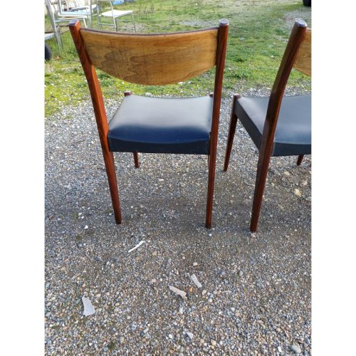 4 Chaises Baumann Vintage des Années 60