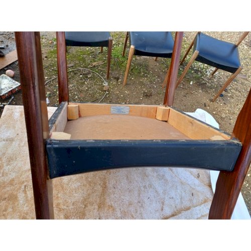 4 Chaises Baumann Vintage des Années 60