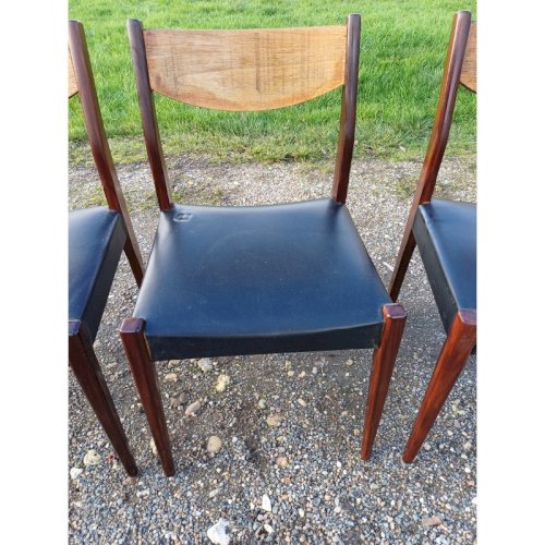 4 Chaises Baumann Vintage des Années 60