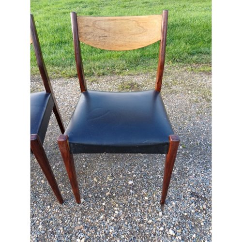 4 Chaises Baumann Vintage des Années 60