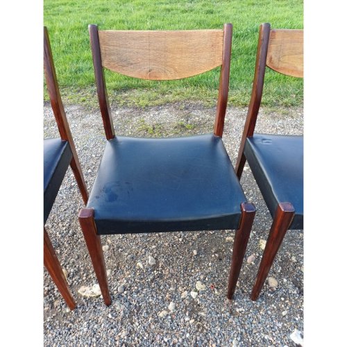 4 Chaises Baumann Vintage des Années 60