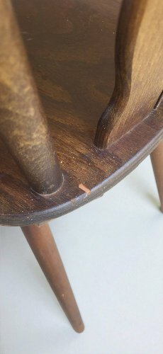 4 chaises bistrot vintage 1960s