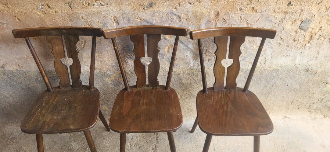 4 chaises bistrot