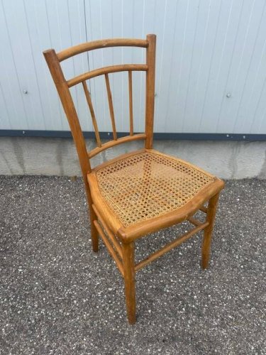 4 chaises de bistrot années 50