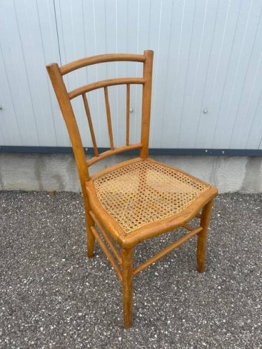 4 chaises de bistrot années 50
