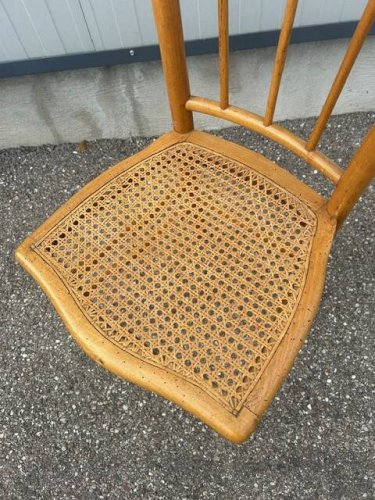 4 chaises de bistrot années 50