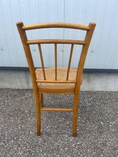 4 chaises de bistrot années 50