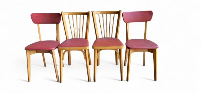 4 vintage chairs & Baumann
