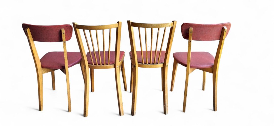 4 chaises vintage & Baumann