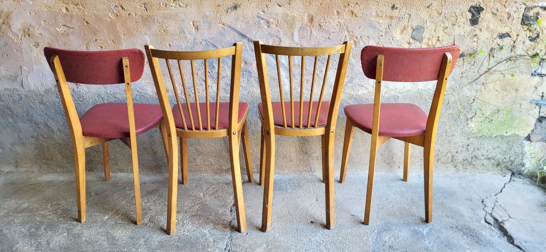 4 chaises vintage & Baumann