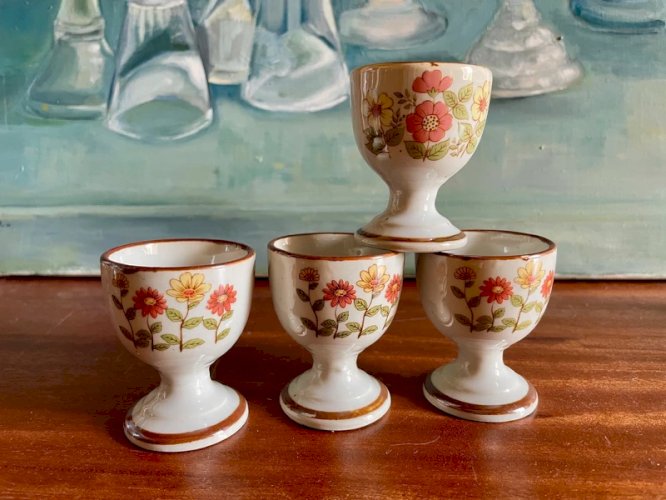 4 coquetiers vintage fabriqués en Corée