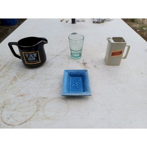 4 Objets Publicitaire de Bistrot des Années 50