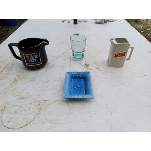 4 Objets Publicitaire de Bistrot des Années 50