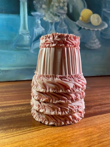 4 petits abats-jour anciens XIXème