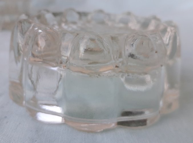 4 pieds de piano en verre