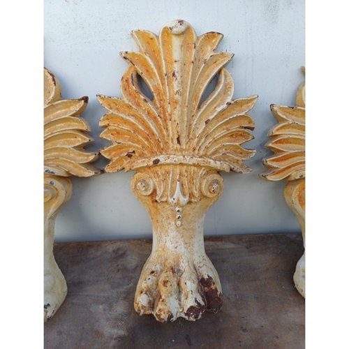 4 Pieds Fonte 1900 de Baignoire Sabots