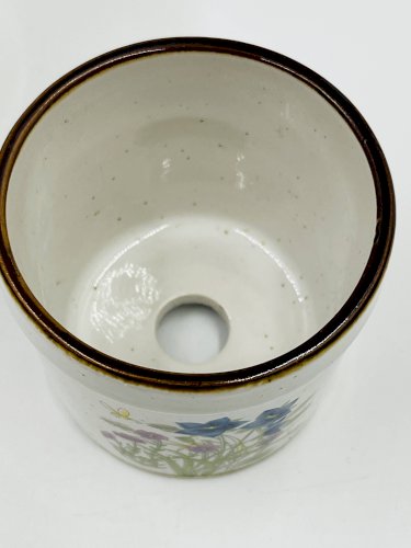4 pots de fleurs vintage en céramique
