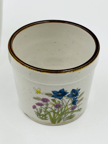 4 pots de fleurs vintage en céramique