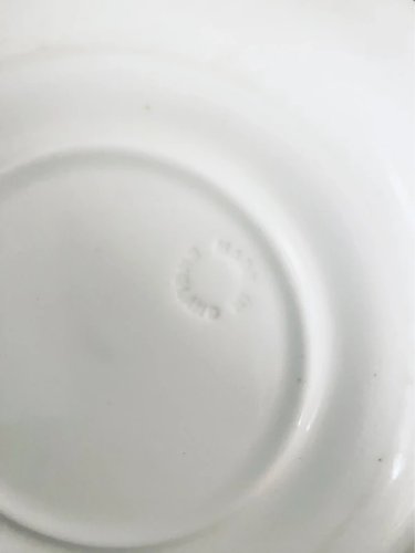 4 Soup plates / Pasta bowls Vintage England Tartan Blue