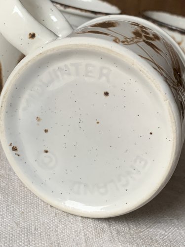 4 tasses à café 1970 Midwinter England 