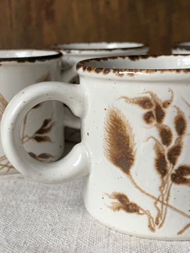 4 tasses à café 1970 Midwinter England 