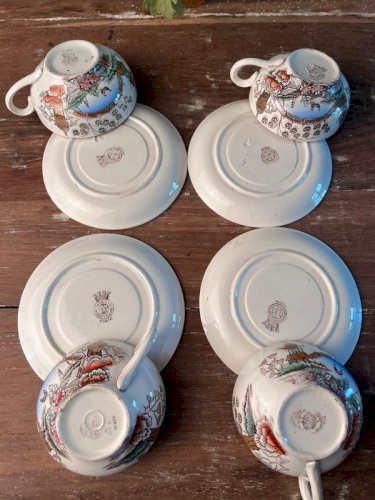 4 tasses à café Badonviller modèle Tokyo