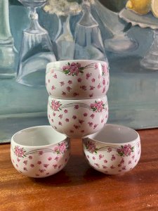 4 tasses à thé fabriquées en Corée