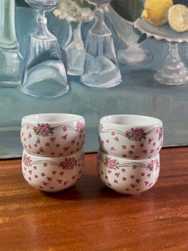 4 tasses à thé fabriquées en Corée