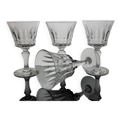 4 verres à vin cristal Baccarat Piccadilly