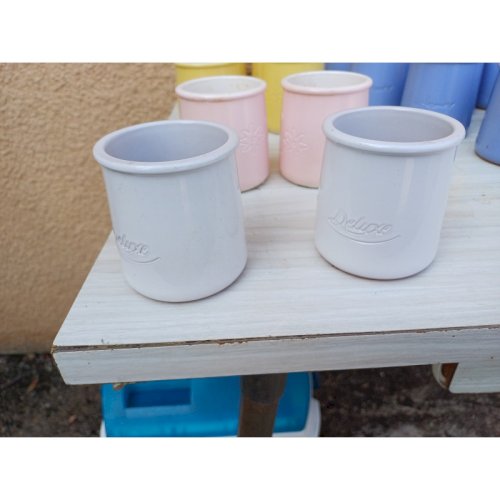 40 Petits Pots de Yahourt en Terre cuite  La Fermière 