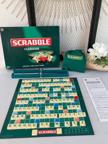 425⚜️ Jeu de Société et de Lettres Scrabble Classique Vintage Complet