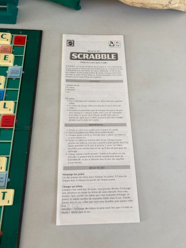 425⚜️ Jeu de Société et de Lettres Scrabble Classique Vintage Complet