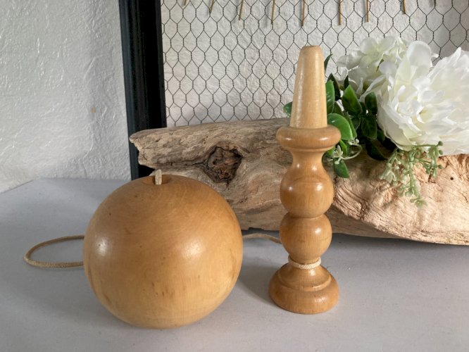 425⚜️ Jouet Bilboquet en Bois Hauteur 20 Cm