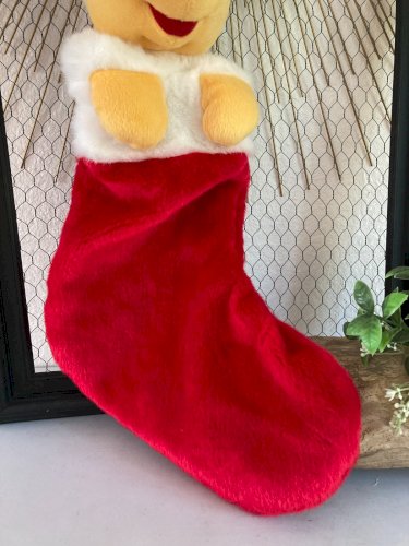 425⚜️ Peluche Winnie L'ourson - Chaussette de Noël et Décorations Disney