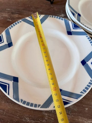 5 (+1) assiettes plates Moulin des Loups modèle Pax