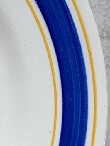 5 Ancienne Assiette Publicitaire Biscuits Gondolo Gien France Publicité Vintage