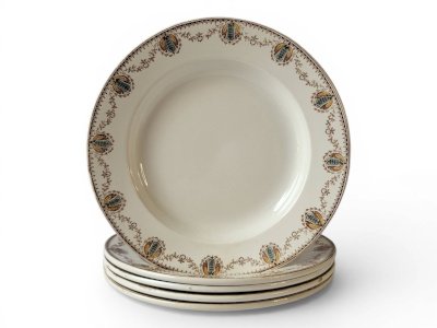 5 Léon Graves Clairefontaine deep plates