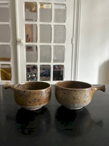 5 stoneware bowls by Charles Gaudry