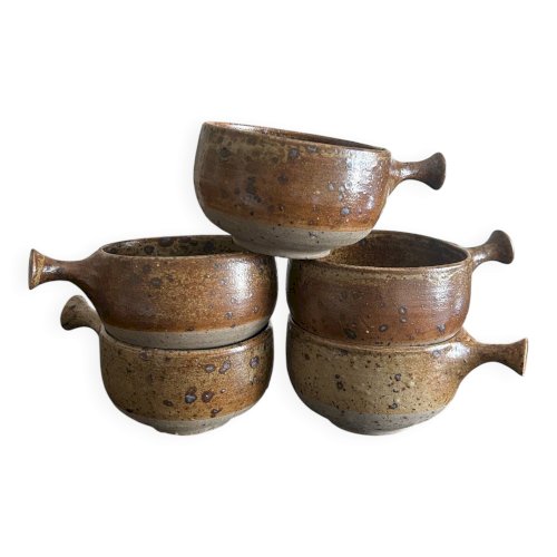 5 bols en grés Charles Gaudry