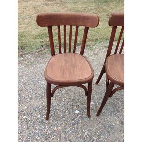 5 Chaises bistrot Thonet bois